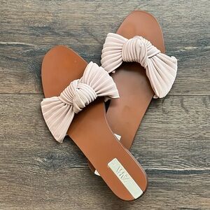 Zara Pink Bow Sandals